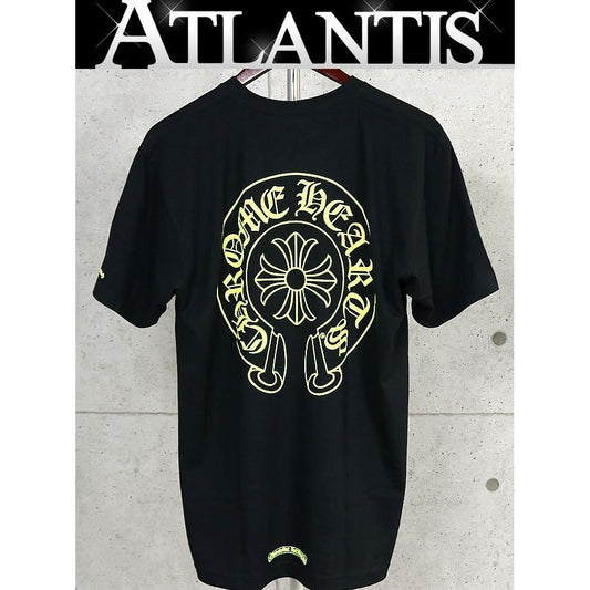 CHROME HEARTS CH Horseshoe Print T-Shirt Black Size L