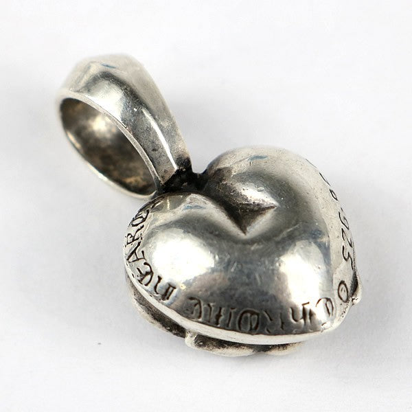 CHROME HEARTS Silver Jump Ring Heart Pendant Size ONE SIZE