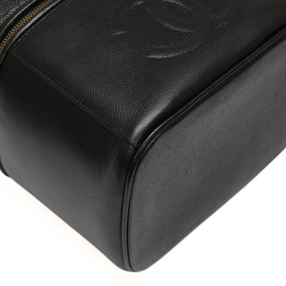 CHANEL Coco Mark Caviar Skin Shoulder Bag Size ONE SIZE