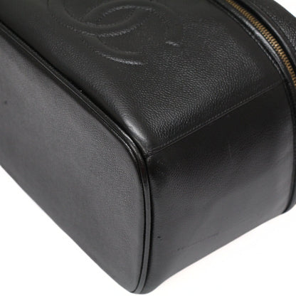 CHANEL Coco Mark Caviar Skin Shoulder Bag Size ONE SIZE