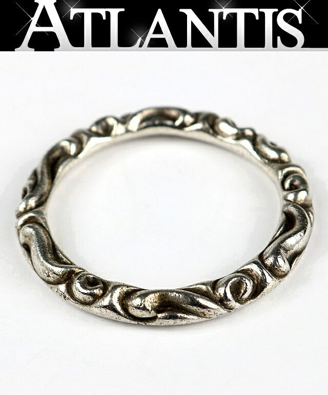 CHROME HEARTS Silver Big Scroll Pendant Charm Size ONE SIZE