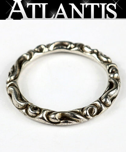 CHROME HEARTS Silver Big Scroll Pendant Charm Size ONE SIZE