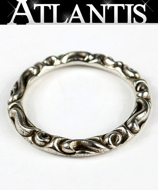 CHROME HEARTS Silver Big Scroll Pendant Charm Size ONE SIZE