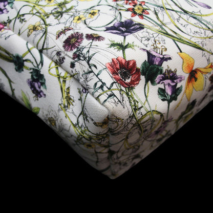 GUCCI Flora Infinity Canvas White Tote Bag Size ONE SIZE