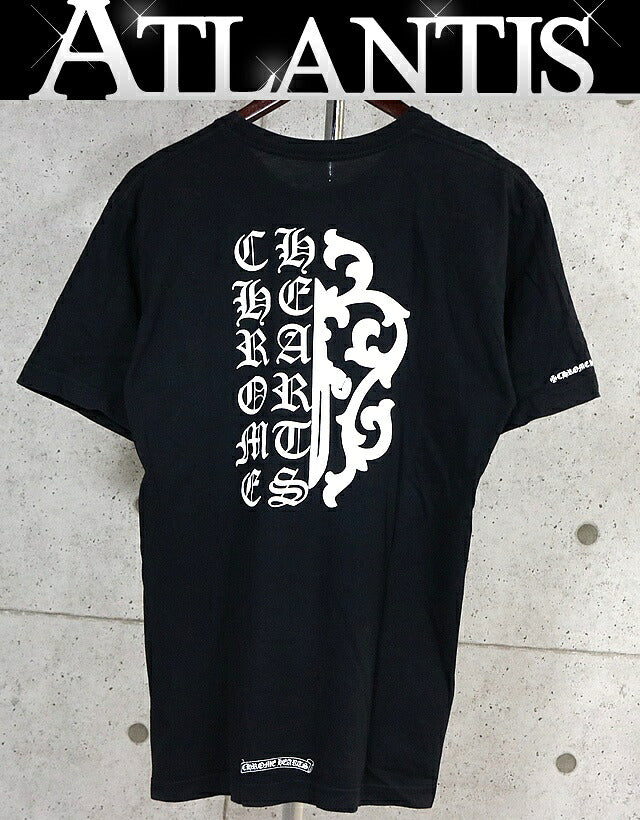CHROME HEARTS Dagger Old English T-Shirt Black Size L