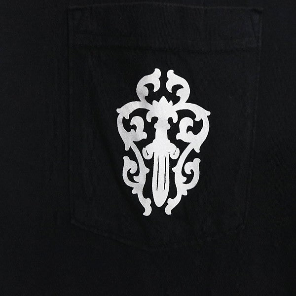 CHROME HEARTS Dagger Old English T-Shirt Black Size L