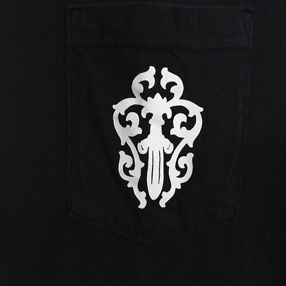CHROME HEARTS Dagger Old English T-Shirt Black Size L