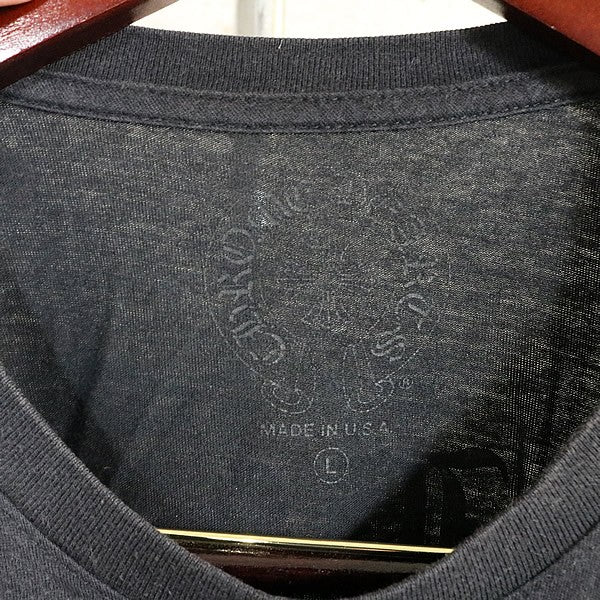 CHROME HEARTS Dagger Old English T-Shirt Black Size L