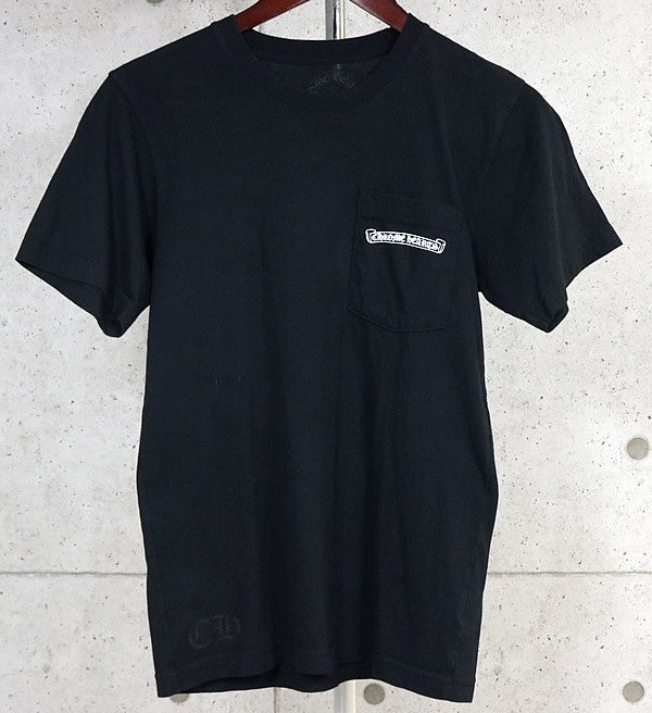 CHROME HEARTS Old English Arch Logo T-Shirt Black Size S