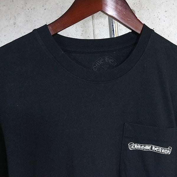 CHROME HEARTS Old English Arch Logo T-Shirt Black Size S