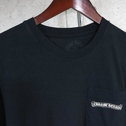 CHROME HEARTS Old English Arch Logo T-Shirt Black Size S