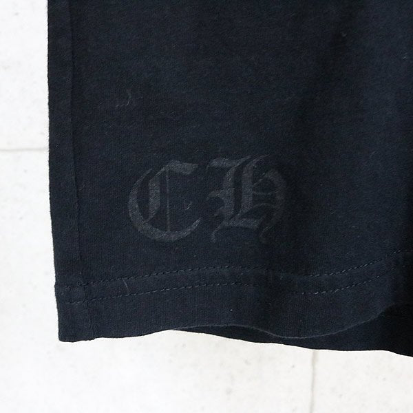 CHROME HEARTS Old English Arch Logo T-Shirt Black Size S