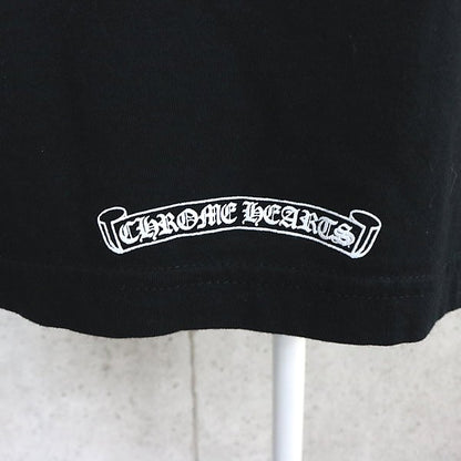 CHROME HEARTS Old English Arch Logo T-Shirt Black Size S