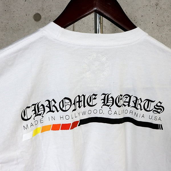 CHROME HEARTS Logo Print Pocket T-Shirt White Size M