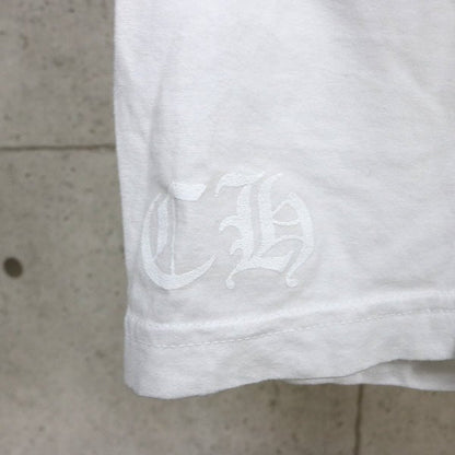 CHROME HEARTS Logo Print Pocket T-Shirt White Size M