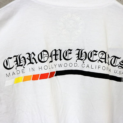 CHROME HEARTS Logo Print Pocket T-Shirt White Size M