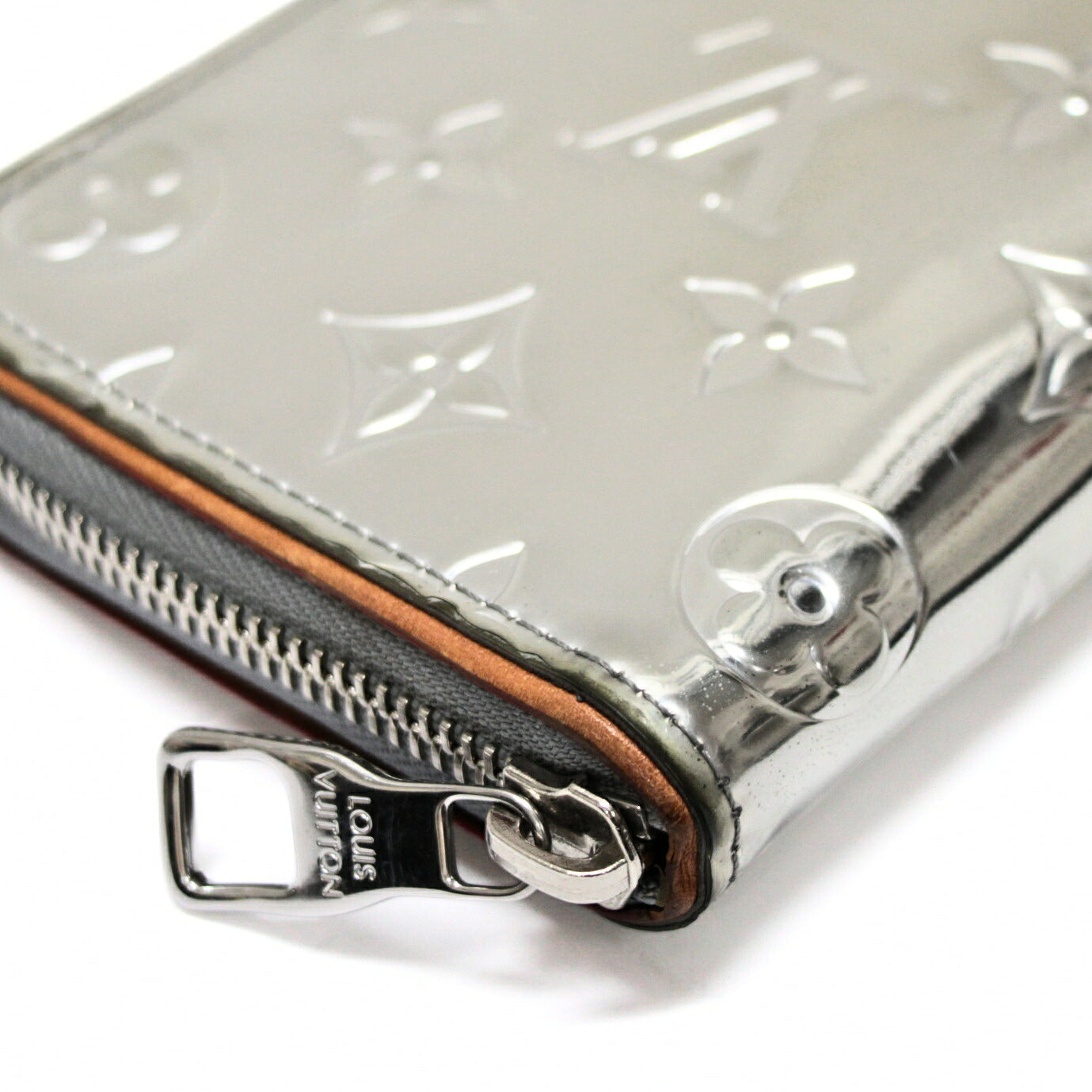 Louis Vuitton Monogram Mirror Wallet Silver Size ONE SIZE