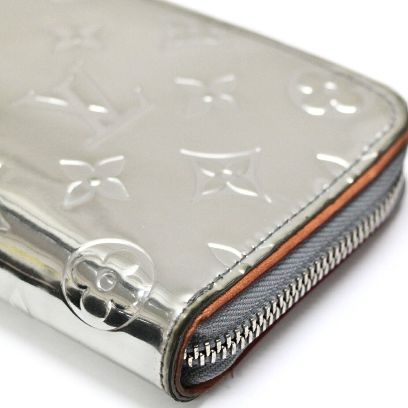 Louis Vuitton Monogram Mirror Wallet Silver Size ONE SIZE
