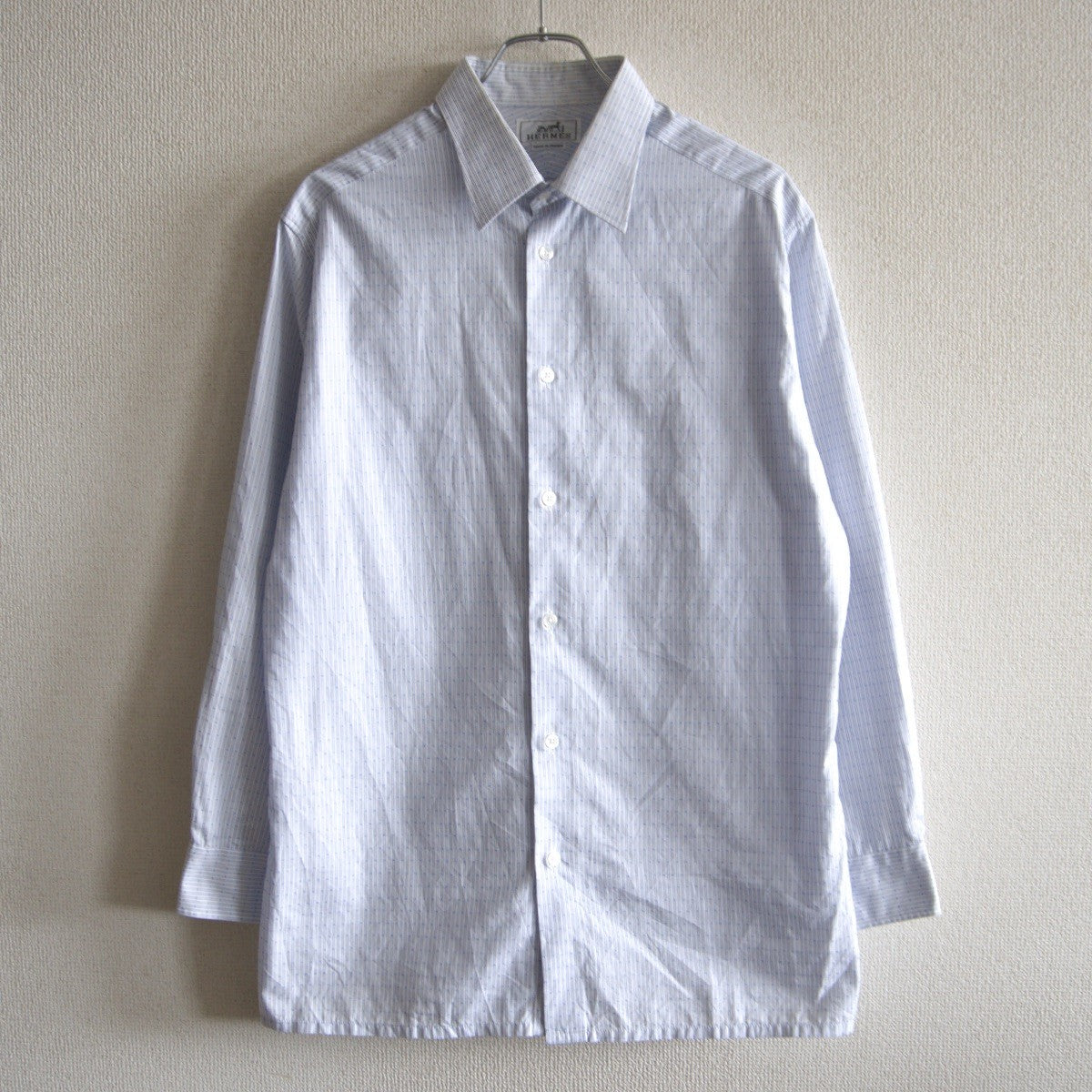 Hermes Cotton Stripe Shirt Size 42