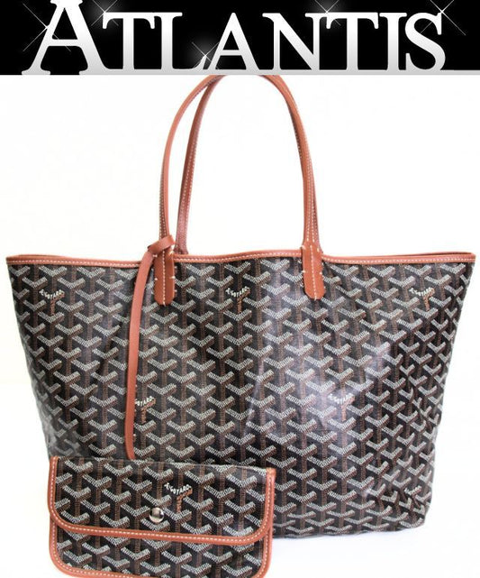 GOYARD Saint Louis PM PVC Leather Tote Bag Size ONE SIZE