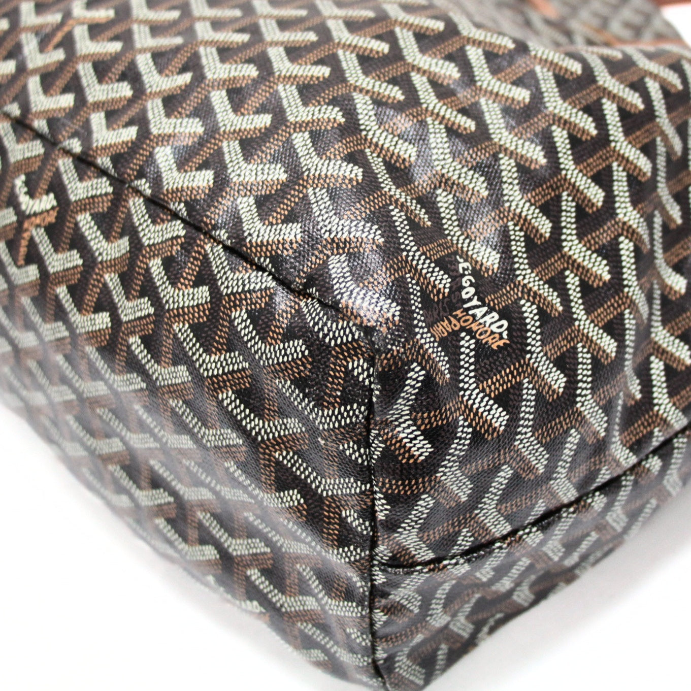 GOYARD Saint Louis PM PVC Leather Tote Bag Size ONE SIZE
