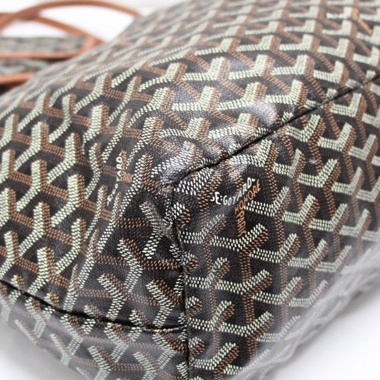 GOYARD Saint Louis PM PVC Leather Tote Bag Size ONE SIZE