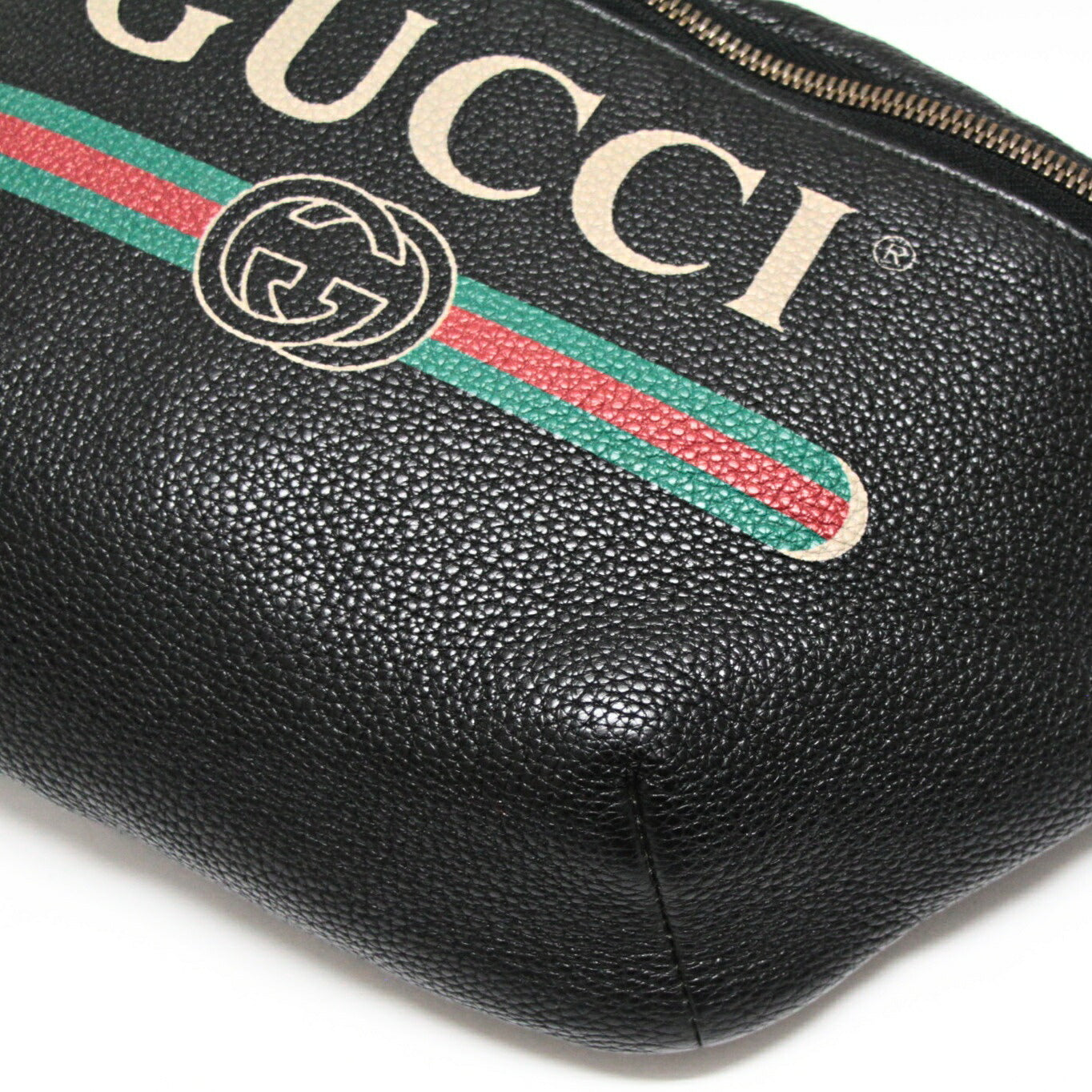 GUCCI Leather Black Crossbody Bag Size ONE SIZE