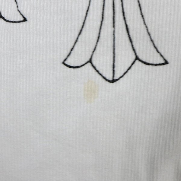 CHROME HEARTS Old Back Cemetery Cross T-Shirt White Size S
