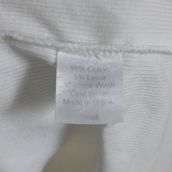 CHROME HEARTS Old Back Cemetery Cross T-Shirt White Size S