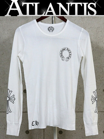 CHROME HEARTS Old Small Cross Thermal Sleeve White Size S