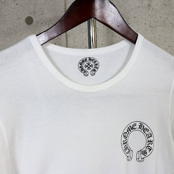 CHROME HEARTS Old Small Cross Thermal Sleeve White Size S