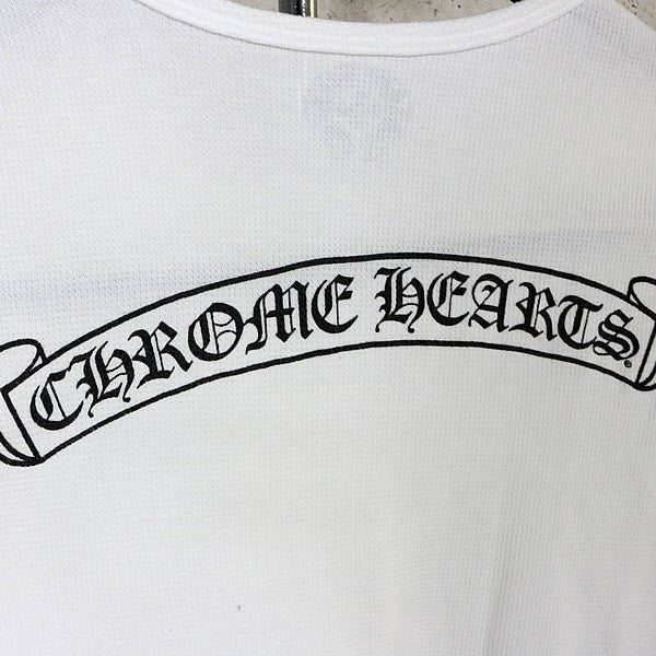 CHROME HEARTS Old Small Cross Thermal Sleeve White Size S