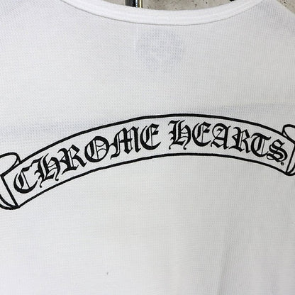CHROME HEARTS Old Small Cross Thermal Sleeve White Size S