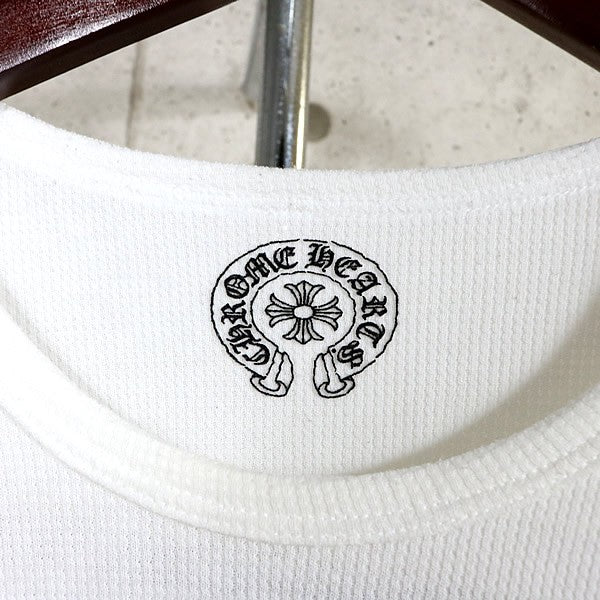 CHROME HEARTS Old Small Cross Thermal Sleeve White Size S
