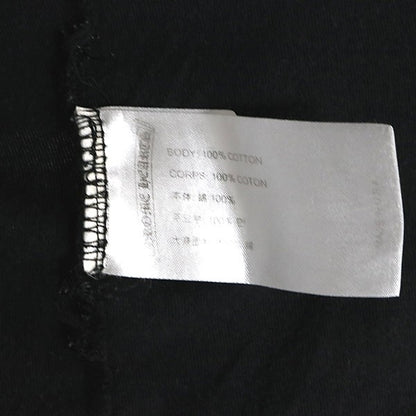 CHROME HEARTS Blue Cemetery Cross T-Shirt Black Size L