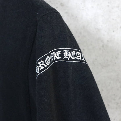 CHROME HEARTS Vintage Scroll Label T-Shirt Black Size M