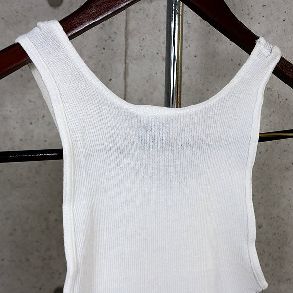 CHROME HEARTS Large Cross Horseshoe Tank Top White Size S