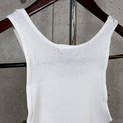 CHROME HEARTS Large Cross Horseshoe Tank Top White Size S
