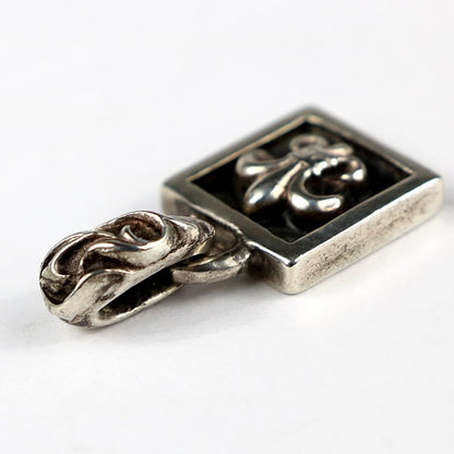 CHROME HEARTS Framed BS Fleur 925 Pendant Size ONE SIZE