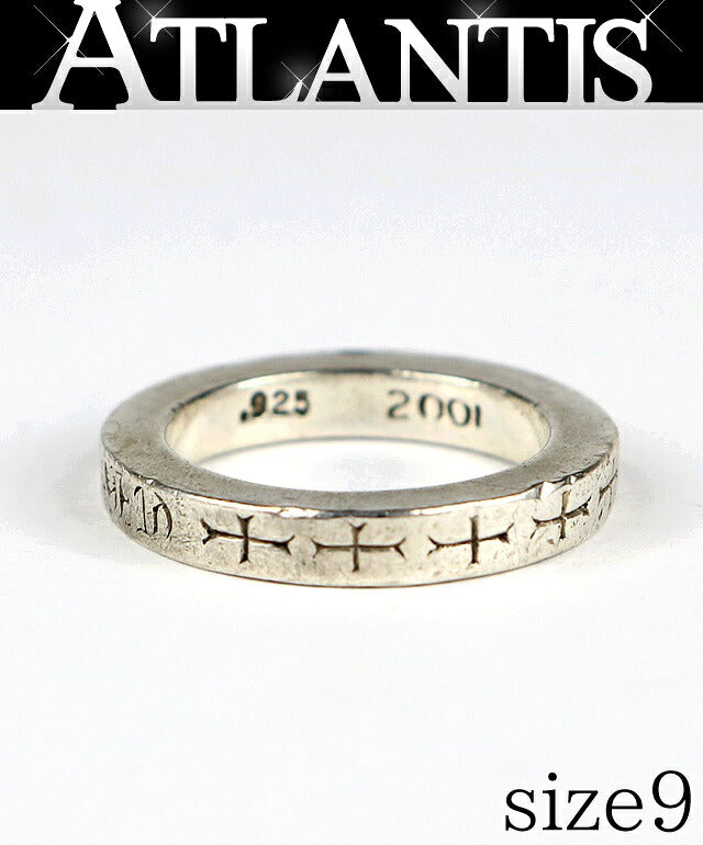 CHROME HEARTS NYC Exclusive 3mm 925 Ring Size ONE SIZE