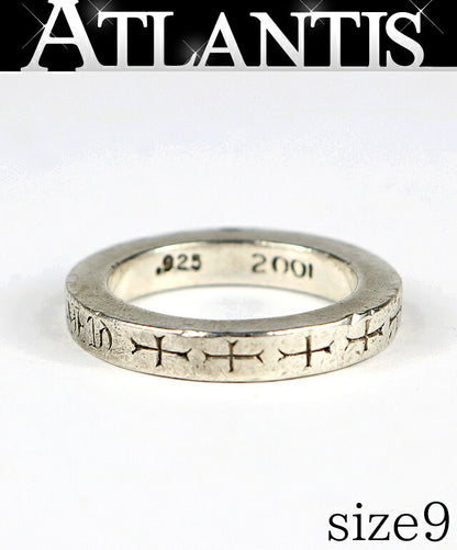 CHROME HEARTS NYC Exclusive 3mm 925 Ring Size ONE SIZE