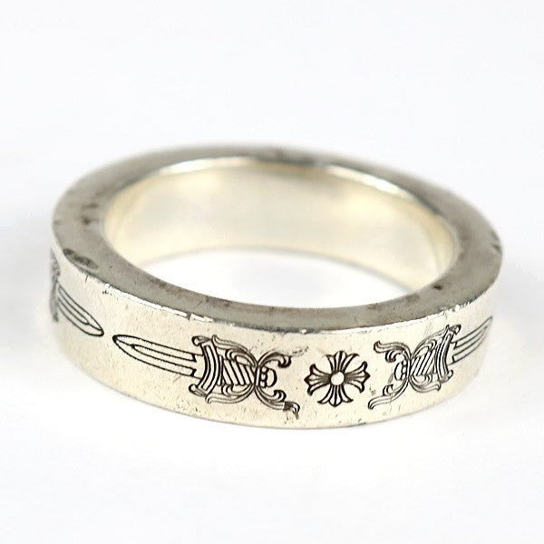 CHROME HEARTS Dagger Plus 6mm Spacer 925 Ring Size ONE SIZE
