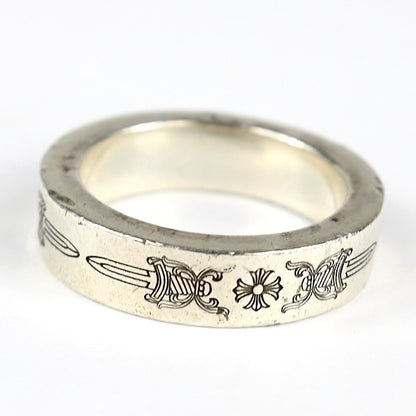 CHROME HEARTS Dagger Plus 6mm Spacer 925 Ring Size ONE SIZE