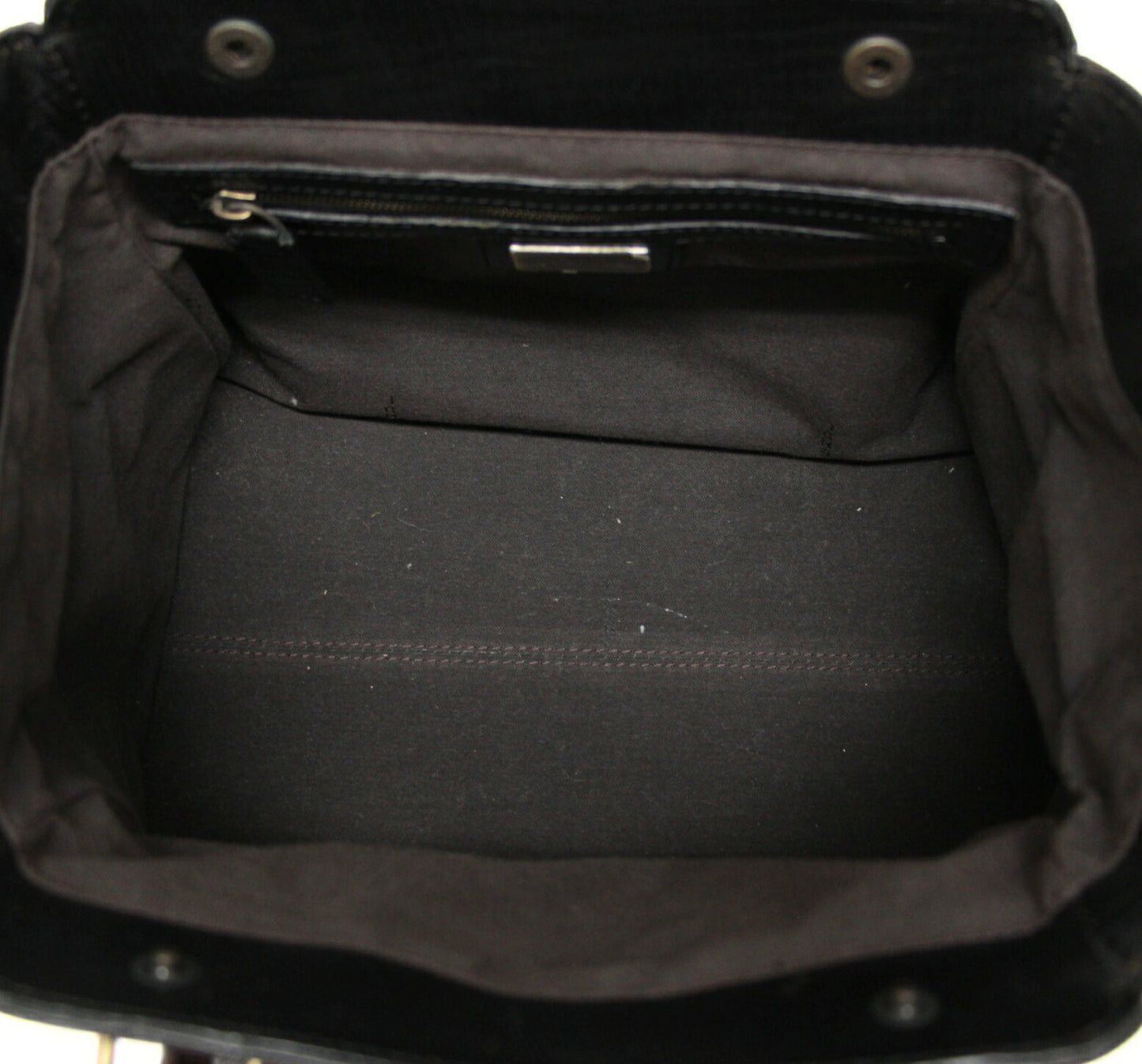 FENDI Zucca Etnico Terry x Brown Handbag Size ONE SIZE