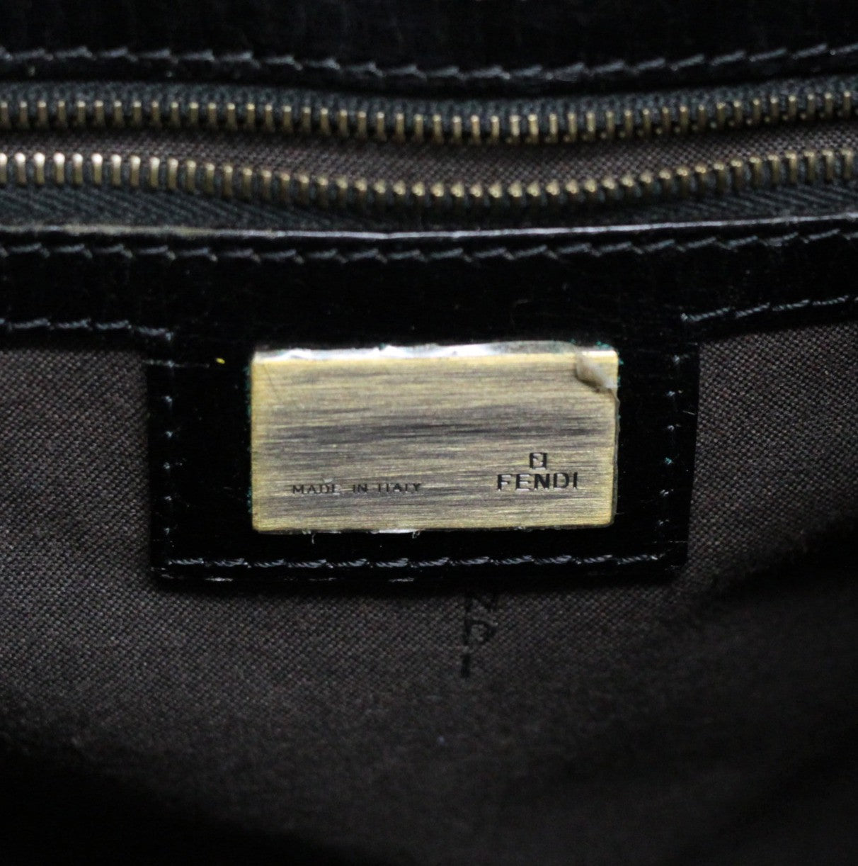 FENDI Zucca Etnico Terry x Brown Handbag Size ONE SIZE