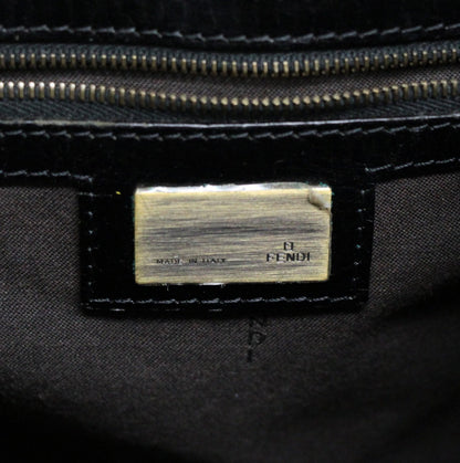 FENDI Zucca Etnico Terry x Brown Handbag Size ONE SIZE
