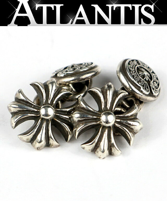 CHROME HEARTS CH Plus Horseshoe Silver Cufflinks