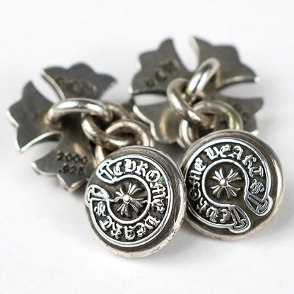 CHROME HEARTS CH Plus Horseshoe Silver Cufflinks