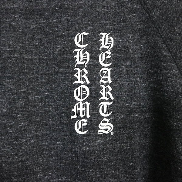 CHROME HEARTS Old Floral Cross 3/4 T-Shirt Gray Size M