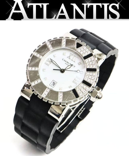 CHAUMET Class One Date Diamond Watch Silver Size ONE SIZE